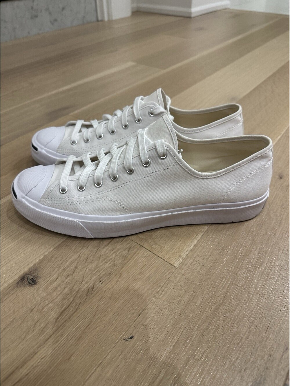 Converse Jack Purcell White Canvas Men’s Size 13